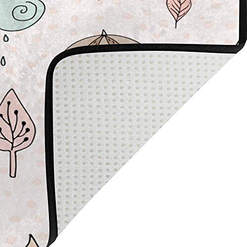 Tapis de sol antidérapant lavable en machine grand format 160x122