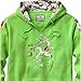 Legendary Whitetails Mens Snow Camo Outfitter Hoodie Optic Lime X-Large