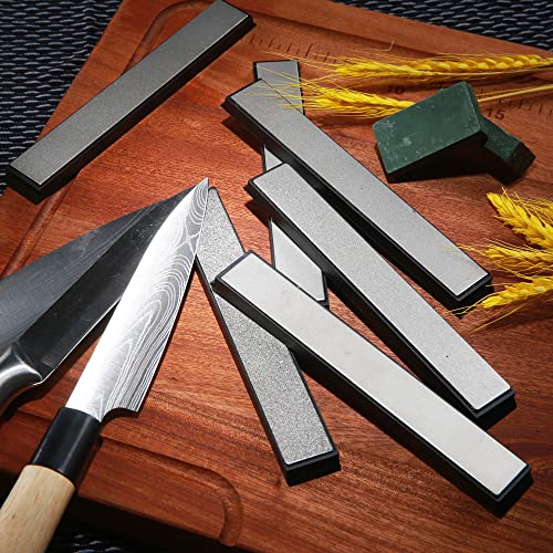 Pacote econômico Kit de pedras de amolar de facas de diamante, lâminas afiadas, superfície afiada, i