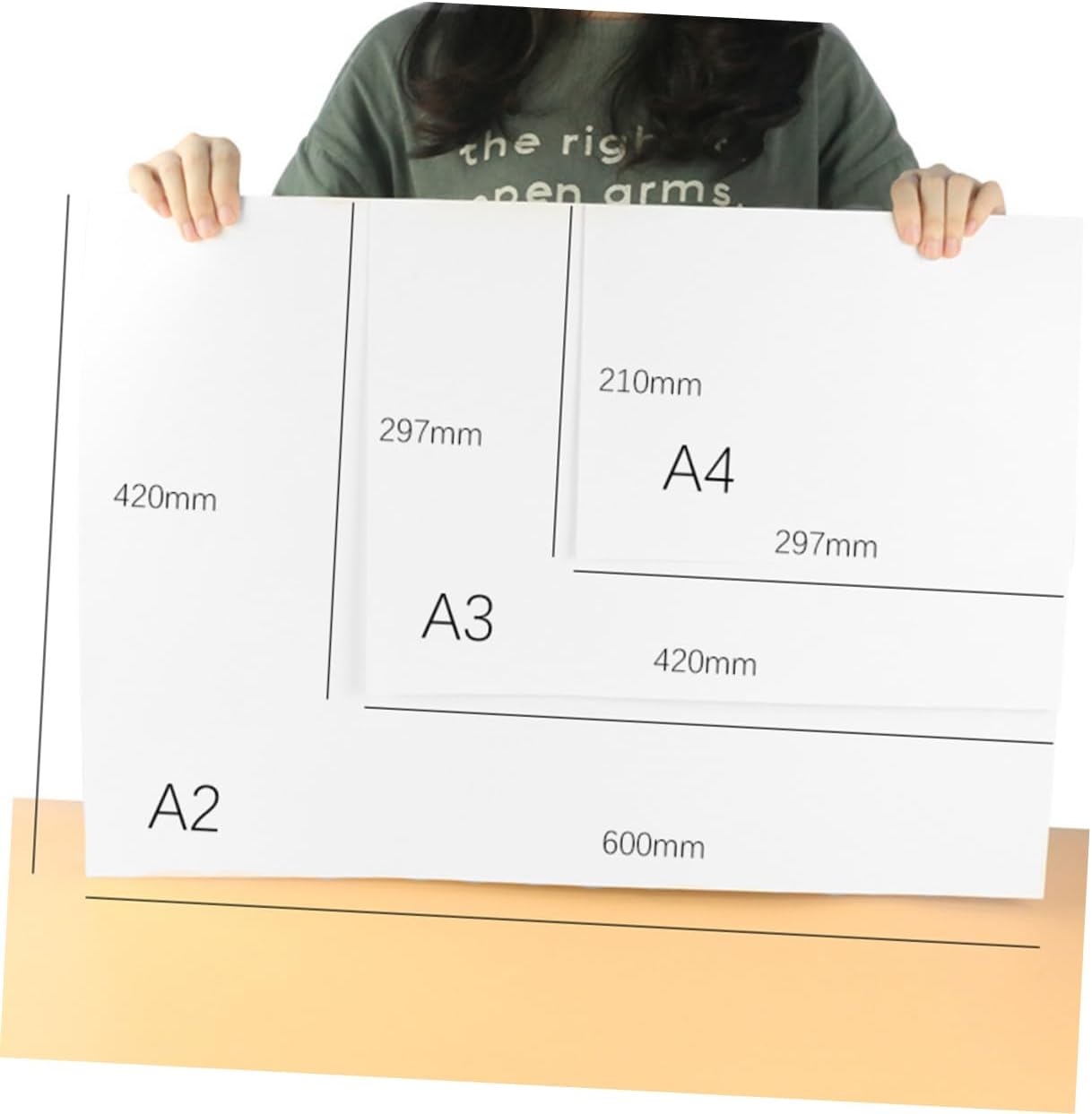 HOODANCOS 50sheets Sketch Paper Pad for Artists Students Blank Drawing Paper Acid Recycled Flat Surface Sketching Drawing