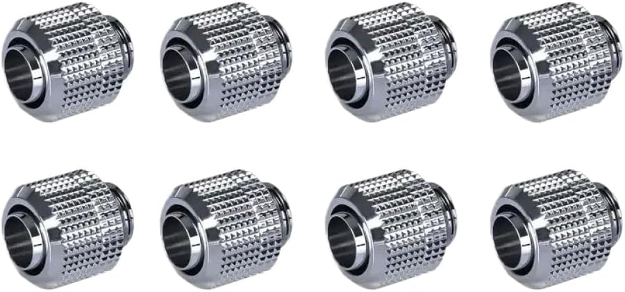 Hose Connector Fitting Compatible With 10mm ID 16mm OD Or 9.5mm ID 12.7mm OD Tubing 3/8 Inch ID 5/8 Inch OD(Black 6pcs)