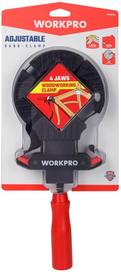 WORKPRO WP232044 4M Ayarlanabilir Bant Tipi Dört Köşeli Profesyonel İşkence