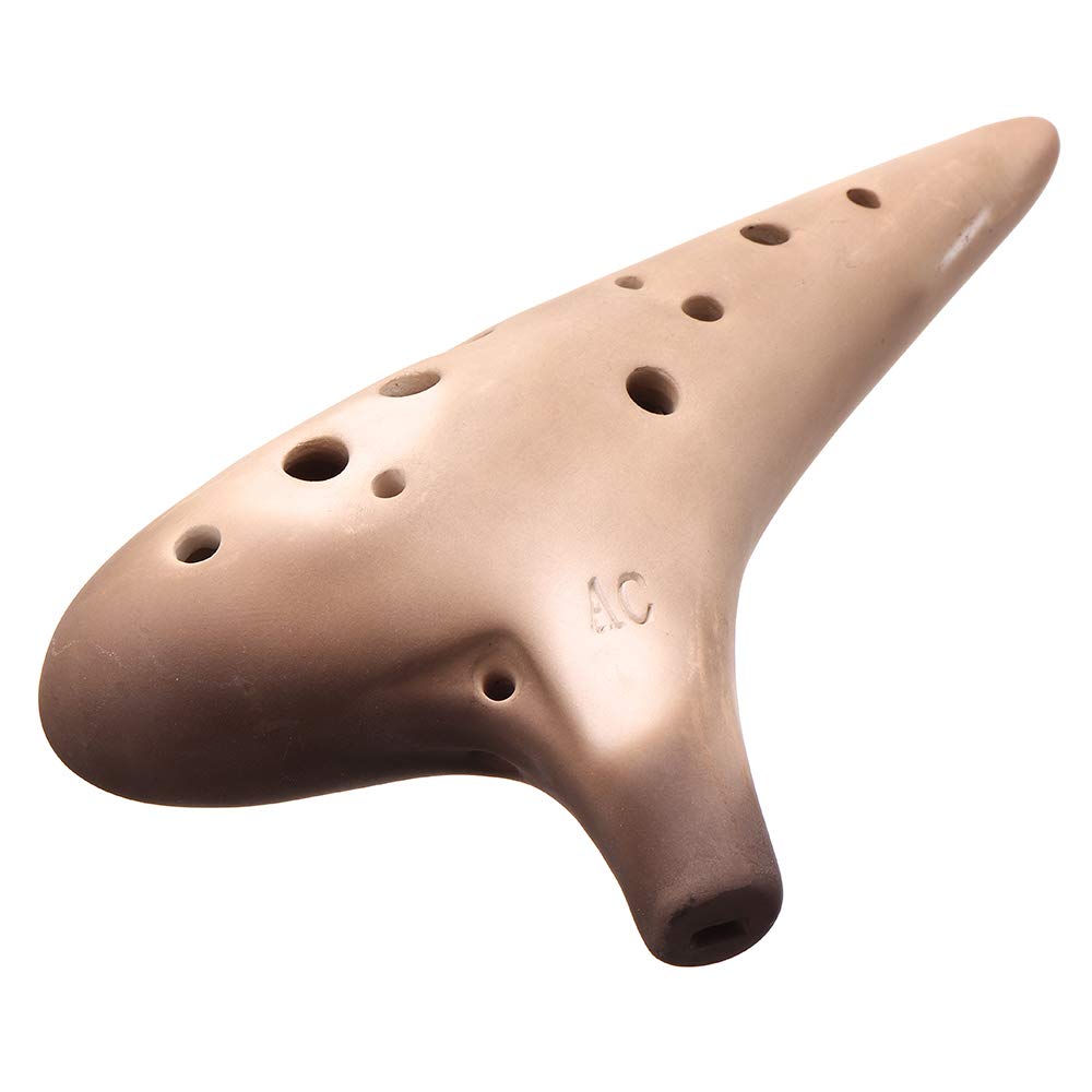 VIDOO 12 Loch Alto C Schlüssel Geräuchert Ocarina Mit Lanyard Für Anfänger