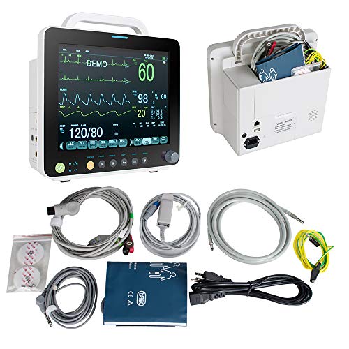 DENSHINE 12 Inch Portable Multi-Parameter V-ital S-IGN P-atient M-onitor Machine - Shipping from USA
