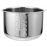 Mikinona Household Electric Cooker Inner Pot Stainless Steel Replacement Pot for Rice Cookers and Pressure Cookers Sturdy and Practical Accessory for Cooking and Meal Prep