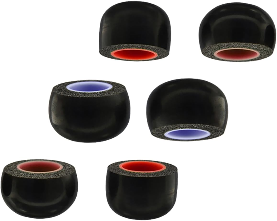 Kisangel 2sets Memory Foam Buds Memory Foam Earbud Tips Noise Reduction Hooks Plugs Earphones Rabbit Phone Stand Ear Tips Kit Headset Cord Headphones Wired Sponge 6pcs*2