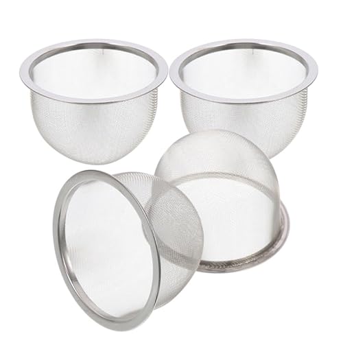 Alipis Infuseur À Thé En Acier Inoxydable 4 Pièces Passoire À Thé Réutilisable 8.50X8.50X5.00Cm Accessoire Cuisine Pour Tasse Filtre À