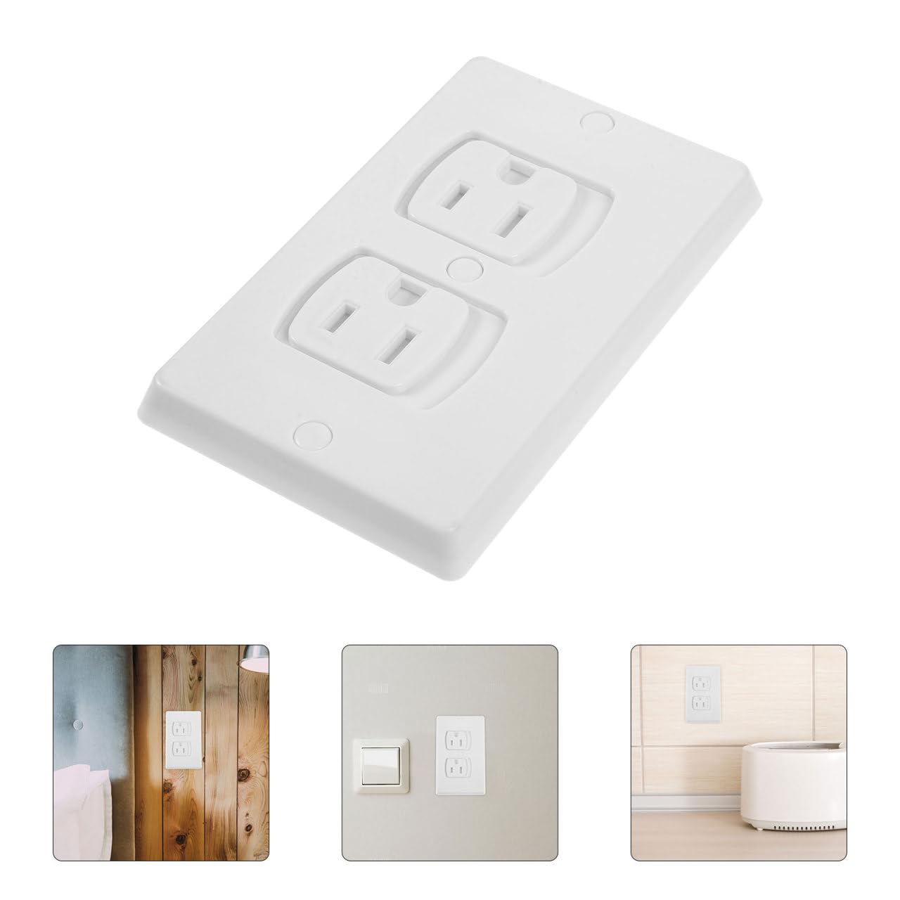 ibasenice Baby Proof Outlet Covers 10Pack Self-Closing Electrical Socket Protectors with Screws Child Safety Plug Covers for Home Use