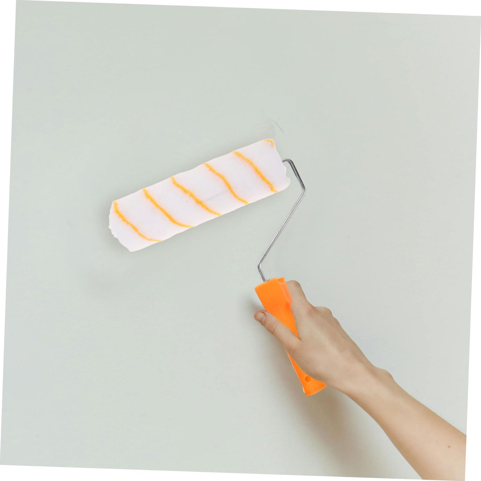 Lurrose Cepillo de Rodillo Telescópico Herramienta para Pintar Paredes de Rodillos de Pintura con Varilla Extensible para Mejoras del Hogar y Pintura de Interiores