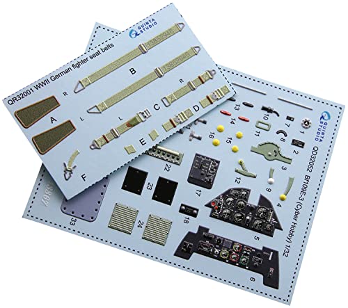クインタスタジオ 1/32 メッサーシュミット Bf109E-3 内装3Dデカール プラモデル用デカール QNTD32052
