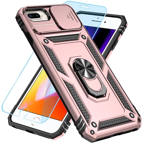 Coque pour iPhone 6/7/8 Plus idéale pour les vidéos avec béquille arrière