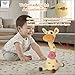 WHNKFB Dancing Giraffe Plush Baby Toy 6-12 Months - Talking Giraffe Stuffed Animal Singing Songs & Repeat What You Say, Musical Light Up Toy for Toddlers 1-3 Years Boy Girl, Soft Interactive Gift