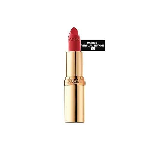 LOreal Paris - Lápiz labial Colour Riche acabado satinado cremoso impregnado con ingredientes hidratantes lápiz labial para labios suaves hidratados
