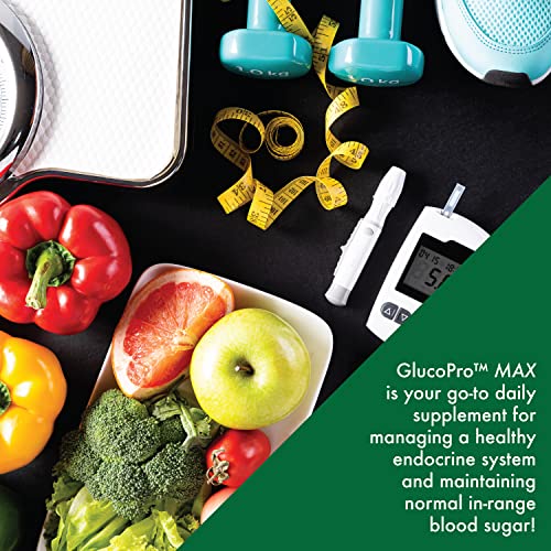 Image of Health Thru Nutrition GlucoPro Max - with 1,500mg Berberine, Chrominex + Chromium, and 1,000mg Cinnamon | Vegan, Non-GMO, Gluten Free | Pack of 180