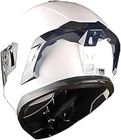 Vista 48 de 1Storm Motorcycle Full Face Helmet DOT Adults Street Bike Dual Visor Sun Inner Shield HJAH15: Ghost Red