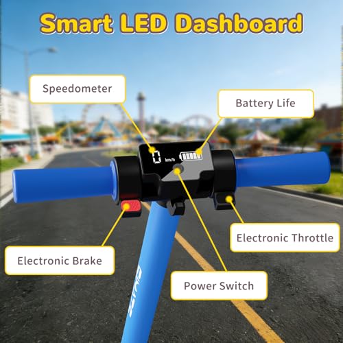 SIMATE Foldable Kids Electric Scooter