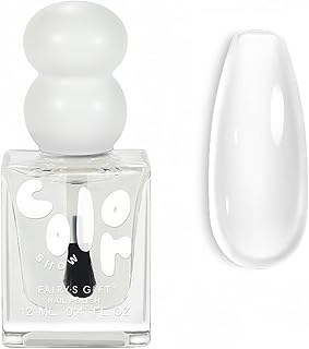 Clear Nail Polish - 2-in-1 Quick Dry Top Coat & Base Coat - High Glossy ...