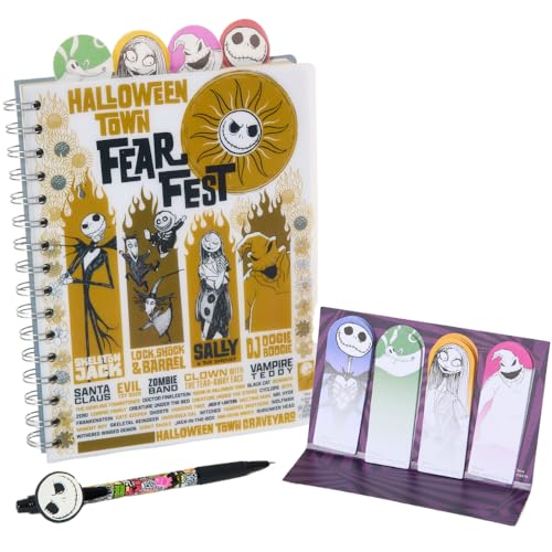 Cahier à spirales Nightmare Before Christmas pour ne plus perdre vos stylos et vos notes