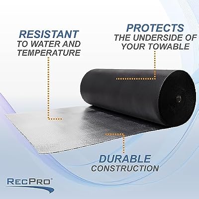 RecPro 1/8 Extreme Duty Corrugated Poly Underbelly Material | 77 Wide | Replacement/Repair (10 Feet)