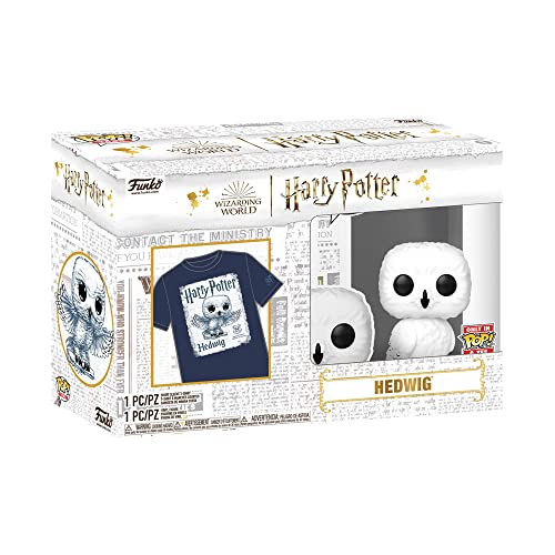 Funko Pop! & Tee: Harry Potter, Hedwig, Large, (L), T-Shirt, Clothes With Collectable Vinyl Figure, Gift Idea - Image 2