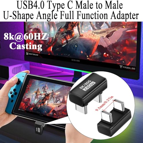 Image of Tobo Micro USB to USB Adapter Fire TV Stick, 90 Degree Left and Right (TD-1554CC)