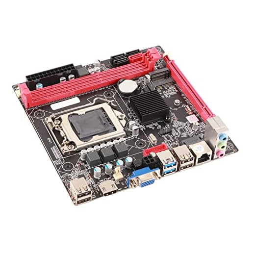 Placa-mãe para Jogos, Placa-mãe de Mesa PCIe 16X VGA HD Port para Jogos