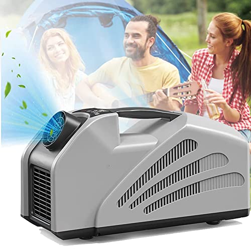 Aire acondicionado portátil con 3 velocidades de ventilador, bajo consumo de energía y enfriador de aire exterior de 2350 btu. Ideal para camiones, campamentos, tiendas de campaña, viajes y casas