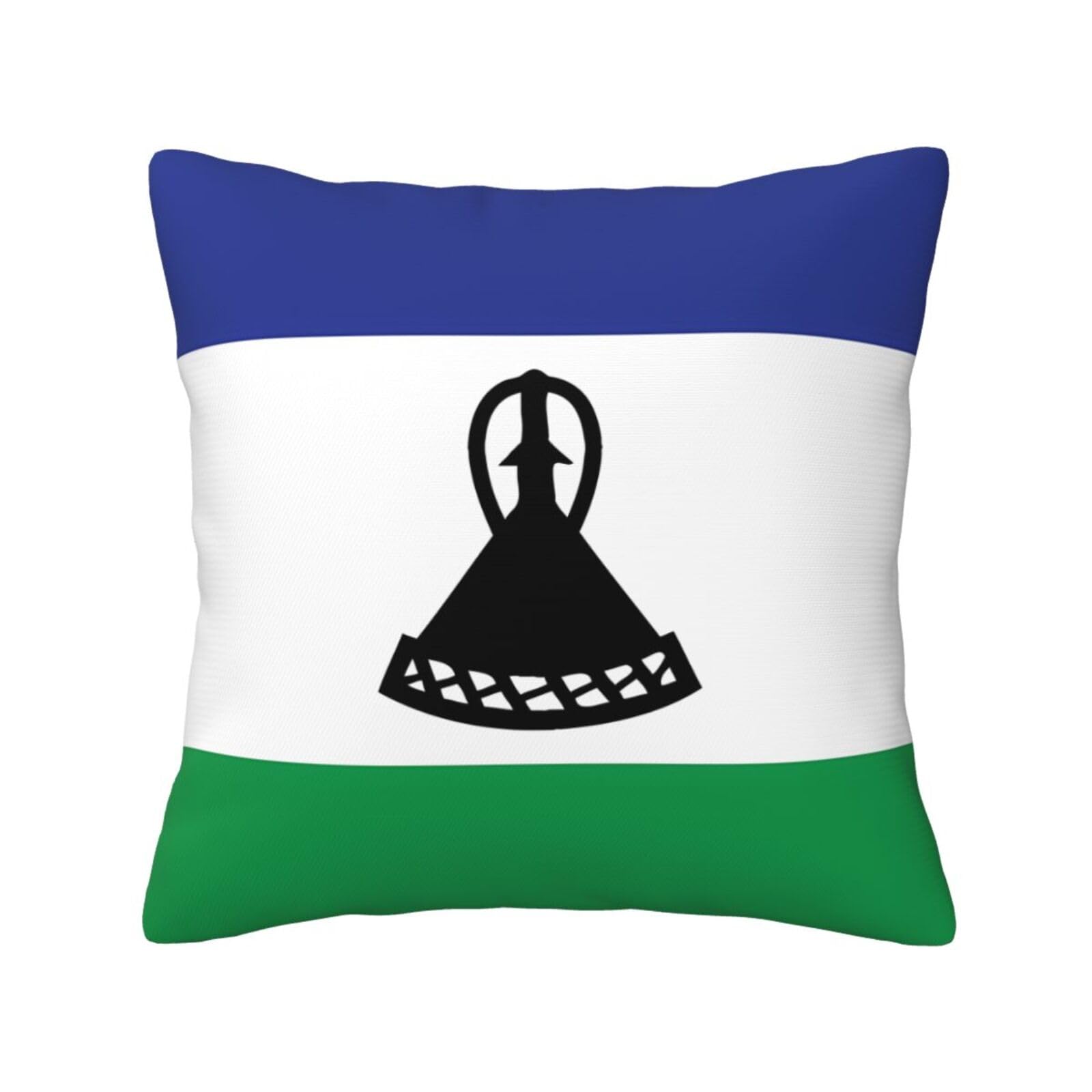 SXZVVBN Flag of LesothoDecorative Square Sofa Cushion Covers