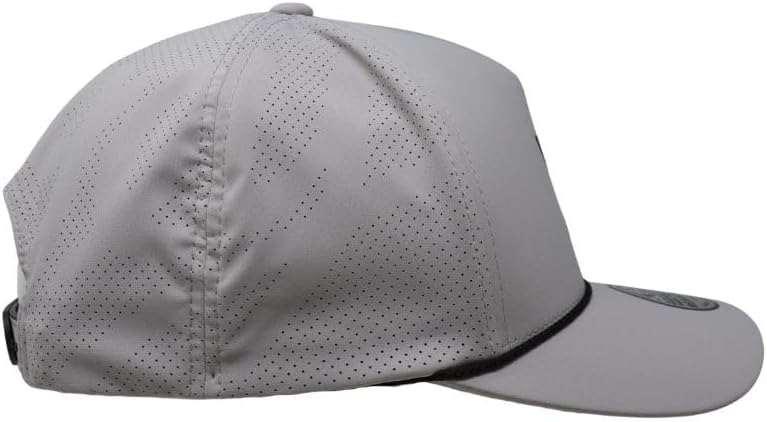 HOOEY Ace Hat - Snapback Golf Hat with Black Embroidered Golf Logo, Adjustable 5-Panel Outdoor Casual Baseball Hat