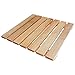 C.M. Pedana Doccia Legno 58x58 in Legno Massello per Piatto Doccia 80x80