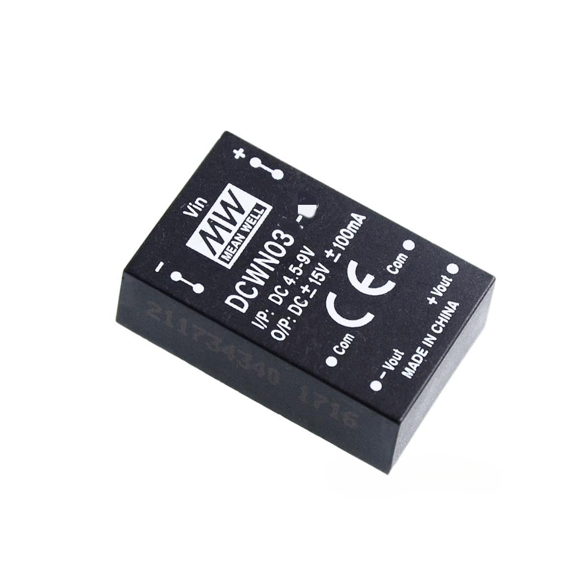 Convertisseur DCW08A-05 8W avec double sortie CC-CC stabilisée