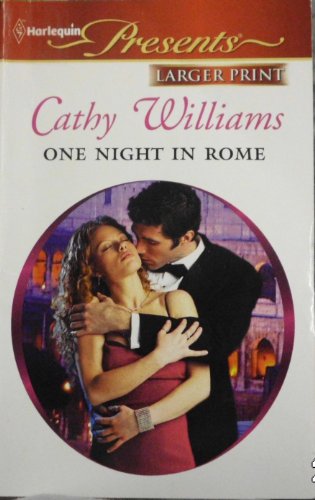 One Night in Rome (Halrequin Presents) 0373130368 Book Cover