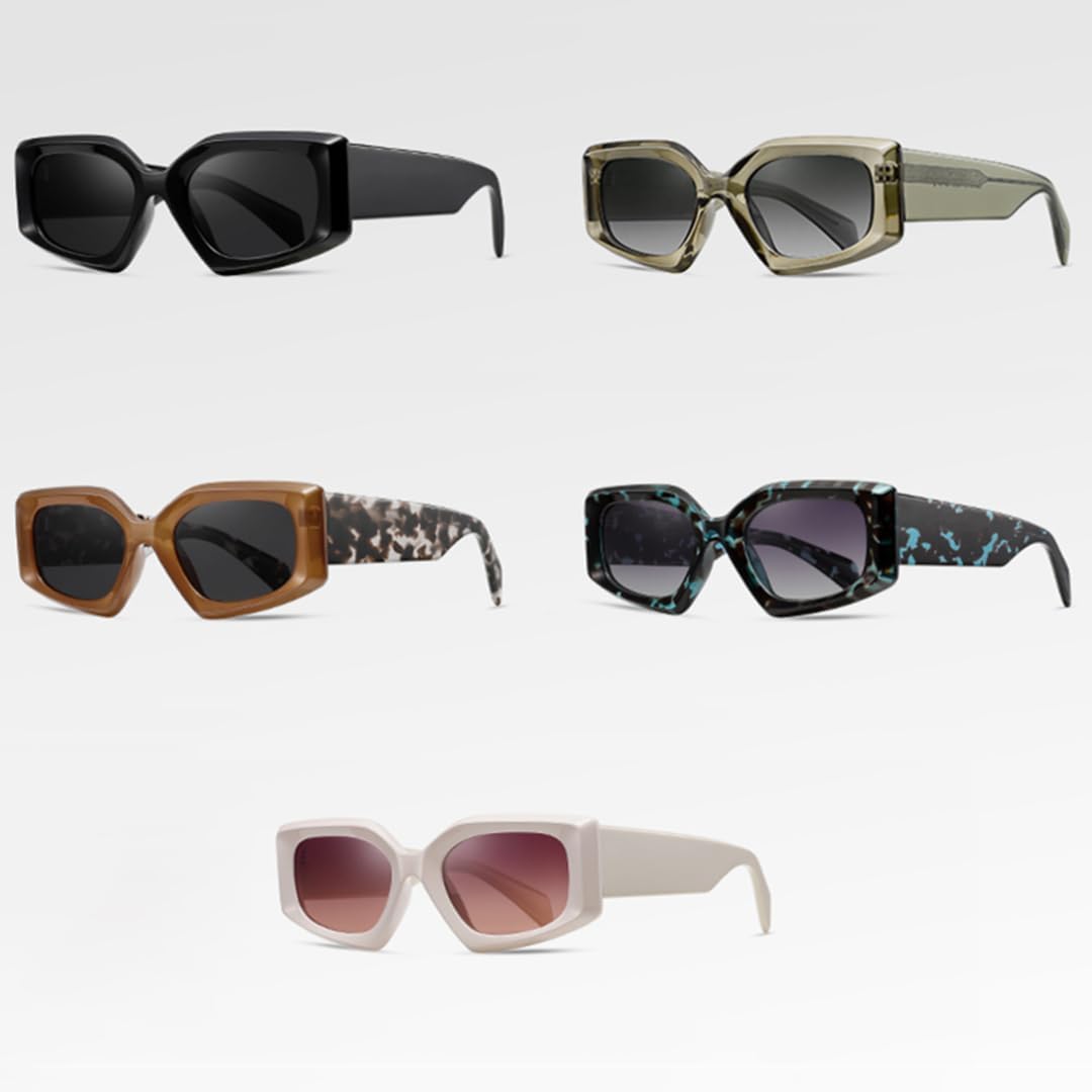 Sun Glasses for Women Tr90 Fashion Sunglasses Polarized Men Vintage Acetate - Image 7