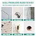 Wall Patch Repair Kit - Drywall Repair Kits - Safe Wall Mending Agent for Plaster, Ceiling & Sheet Rock - Dry Wall Repair Spackle for Small Inch Screw & Large Hole - Drywall Repair Putty