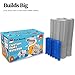 Fort Boards: Fort Building Kit | Jumbo Blocks - Kids Building Toys | 90 Piece Set: Gray