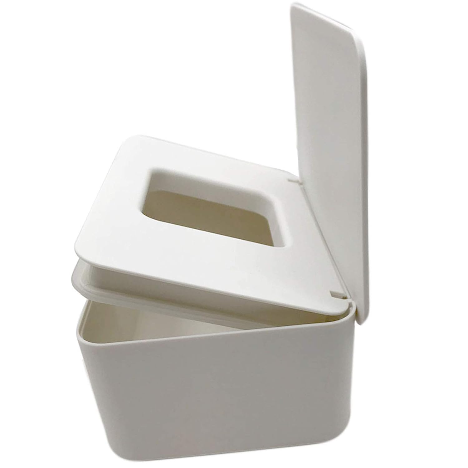 DEF Wipes Dispenser Baby Wipes Case Sealed Keeps Wet Tissue Fresh Flushable Case Holders Easy Open and Close Non-Slip for Desk Office Dorm Kitchen Washroom Vanity (White) : Baby