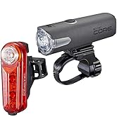 CatEye Black Sync Core and Kinetic Road Bike Light-Set