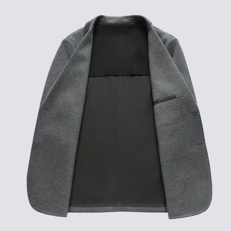 Blazer d'automne homme classique veste de costume finitions soignées - 3