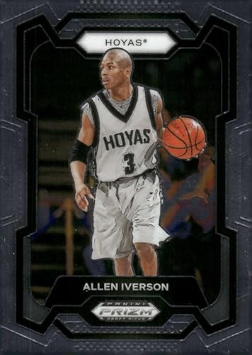 2024-25 Panini Prizm Draft Picks #33 Allen Iverson Georgetown Hoyas NCAAA Basketball Base Trading Card