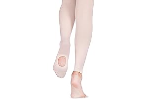 Ultra-Soft Convertible Gymnastics Tights for Girls and Women