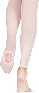 HiDance Girl's Women's Ballet Dance Tights, Ultra Soft Convertible Footed Dance Sockings Ballet Transition Tights