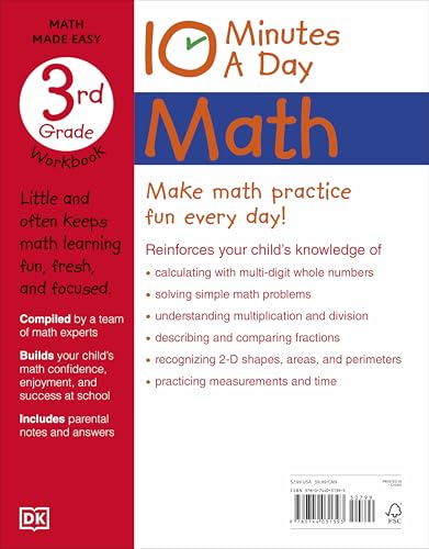 10 Minutes a Day Math, 3rd Grade (DK 10-Minutes a Day) - Image 2
