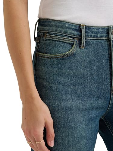 Jean Wrangler Bold Boot denim haut de gamme durable indigo orageux