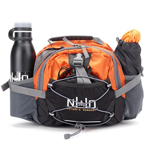 Nature's Hangout Lightweight Daypack for Travel & Hiking - Best Hammock & Gear Storage Solution. Fits Single & Double Hammocks, Tree Straps, Rain Fly, Bug Net, Rope, Water Bottle, and More