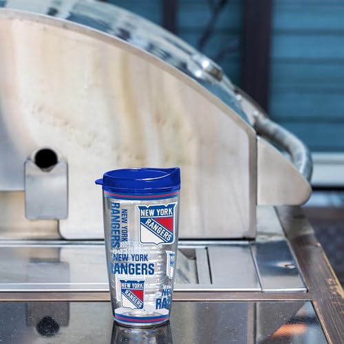 Rico Industries NHL Hockey New York Rangers Mayhem Double Wall 16oz Tritan Tumbler - image 6