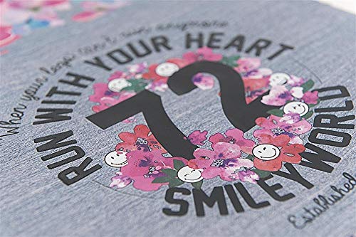 Smiley nach der Schule L├ñcheln Floral