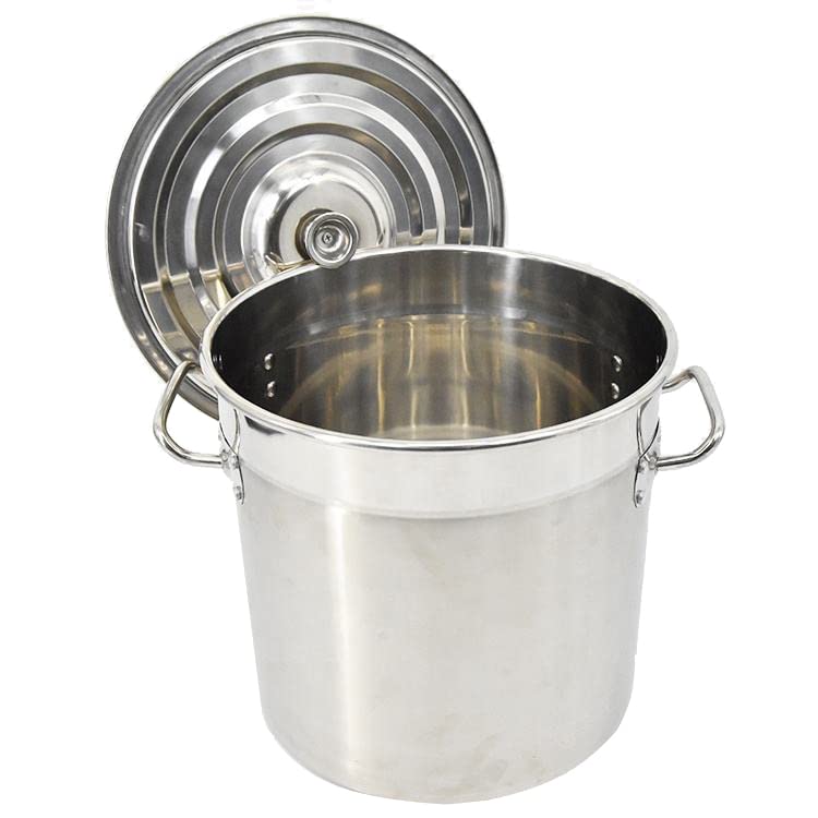Marmite induction en acier inoxydable 35 cm de haute résistance