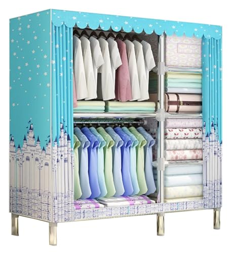 Armarios portátiles de lona para solucionar la falta de espacio para colgar ropa