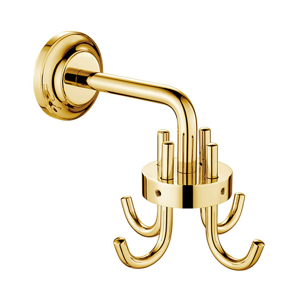 Ganchos para abrigos, Ganchos para perchas, Ganchos de pared giratorios con tornillos for llaves, organizador de pared, ganchos for abrigos, de metal resistente, a prueba de agua, for colgar toallas,