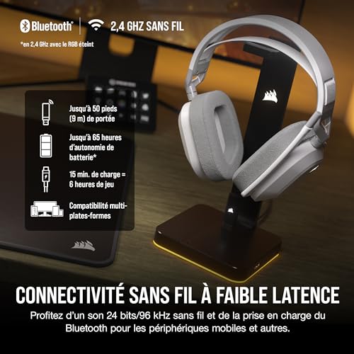 Casque gamer HS80 MAX Wireless - vue 10